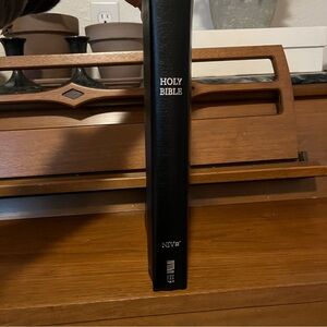 NIV New International Version Bonded Leather Giant Print Thinline Bible